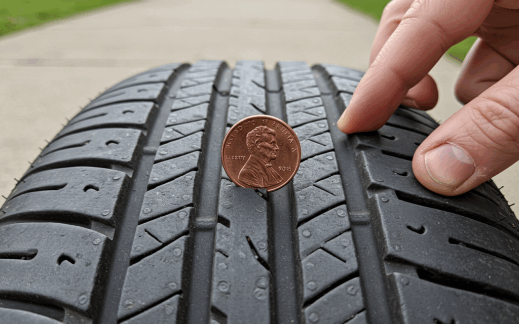 How to Check Your Tire Tread Depth at Home (No Tools Needed)